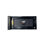 Dulton : Double Face Clock Rectangle : Black