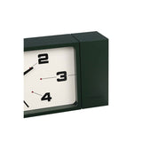Dulton : Double Face Clock Rectangle : Green