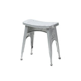 Dulton : Kitchen Stool : Galvanized