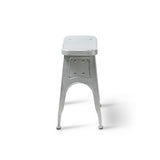 Dulton : Kitchen Stool : Galvanized