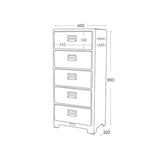 Dulton : 5 Drawers Chest