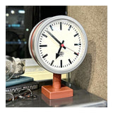 Dulton : Double Face Clock 170D2 : Mat Brick/Raw