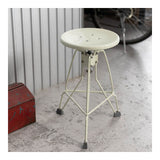 Dulton : Stool "Clipper II" : Ivory