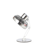 Dulton : Swing Arm Desk Fan : Chrome/Black