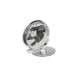 Dulton : Swing Arm Desk Fan : Chrome/Black