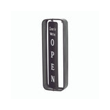 Dulton : Wall Mount Spinner Sign (Open-Closed) : Black