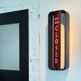 Dulton : Wall Mount Spinner Sign (Open-Closed) : Black