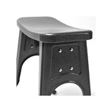 Dulton : Kitchen Stool : Hammertone Gray