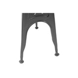 Dulton : Kitchen Stool : Hammertone Gray