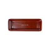Dulton : Oblong Tray : Brick Brown