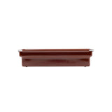 Dulton : Oblong Tray : Brick Brown