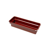 Dulton : Oblong Tray : Brick Brown