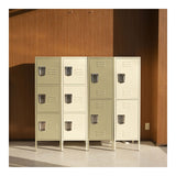 Dulton : Steel Locker 2 Door : Ivory
