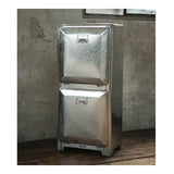 Dulton : Trash Can Double Deck : Galvanized