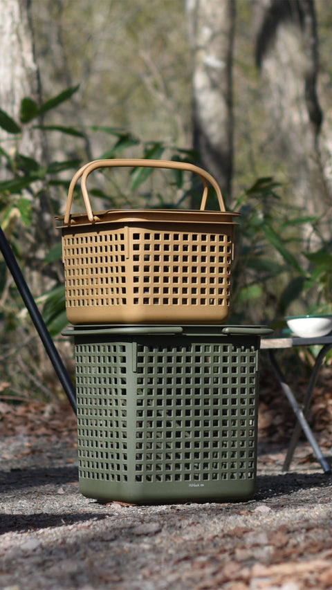 LAUNDRY DAY WITH THE HiHæk CAMP BASKET LARGE