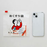 New Retro : Zipper Bag M : Clear (Medicine Bag)