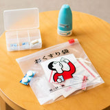 New Retro : Zipper Bag M : Clear (Medicine Bag)