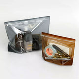 Nähe : Gusset Pouch Clear : Clear Brown