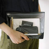 Nähe : Gusset Pouch Clear : Clear Brown