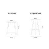 Rareraw : PO Bar Stool
