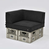 Hibrow Co. : Milk Sofa : Corner : Black