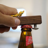 Hibrow Co. : Bottle Opener : Walnut