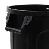 Thor : Round Container 38L : Black (With Lid)