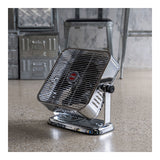 Dulton : Air Circulator : Chrome/Black