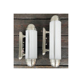 Dulton : Wall Lamp Glass Stick : White Glass
