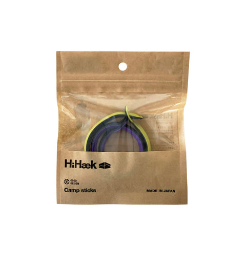 HiHæk : Camp Sticks Small Pack B : Green/Black & Black/Purple