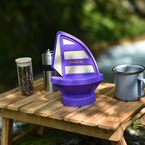 HiHæk : Coffee Dripper & Filter Holder : Purple