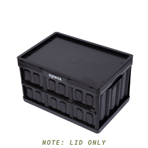 Slower : Folding Container : Estoril : Table Top : Black
