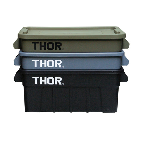 Thor : Large Tote w Lid 53L : Gray