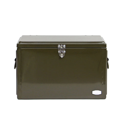 Detail Inc. : Metal Cooler Box :  Olive Drab